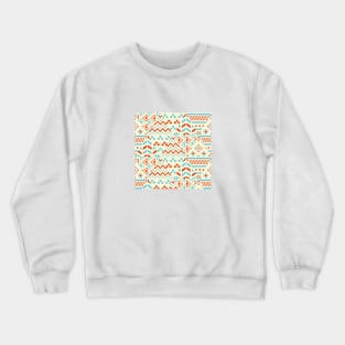 Tribal Pattern Crewneck Sweatshirt